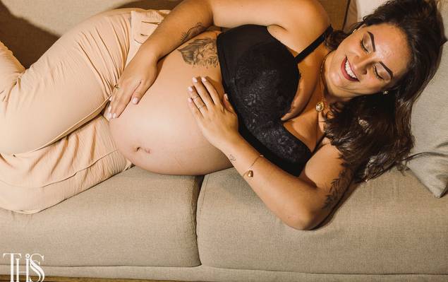 Gestantes de Ensaio Gestante - Alice