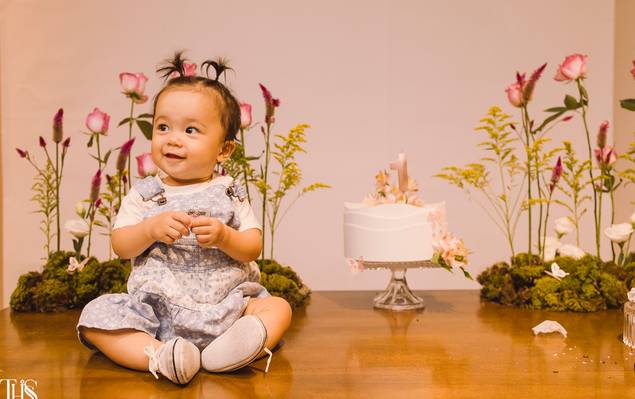 Aniversário Infantil de Fotografia de Aniversário Infantil | 1 ano Jade