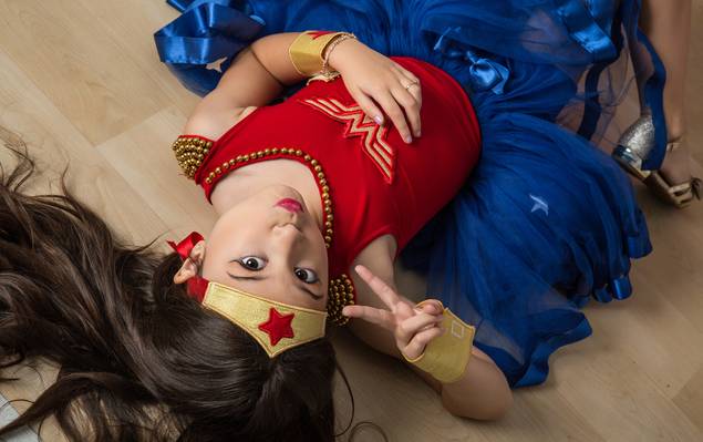 Infantil de Mulher Maravilha está diferente! 