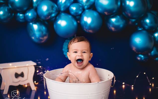 Smash the Cake de Mundo Azul do Pedro!
