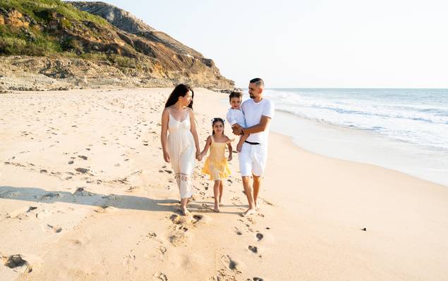 Família de Nuno, Elizabete, Daniela e Michael