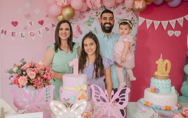 Aniversários de Heloisa 1º ano & Mariana 10 anos