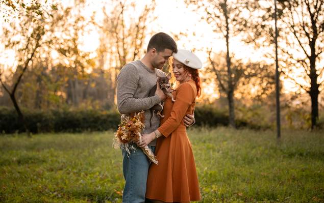 Lifestyle & Pregnancy de Sessão de Outono Liliana e Rafael