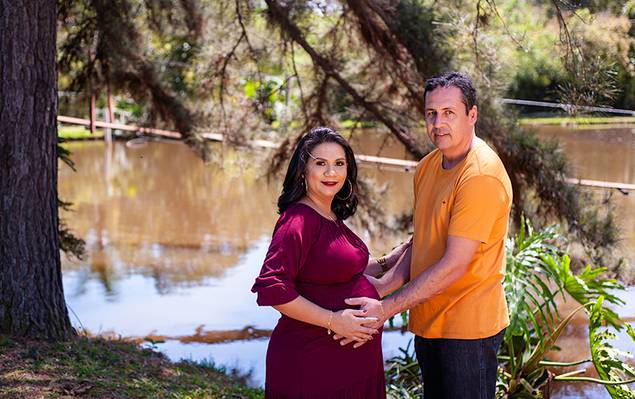 Gestante de Raiziane e Jean, e a doce espera do Miguel