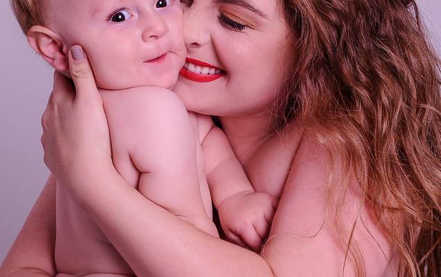 Família de Monique e baby Benjamin