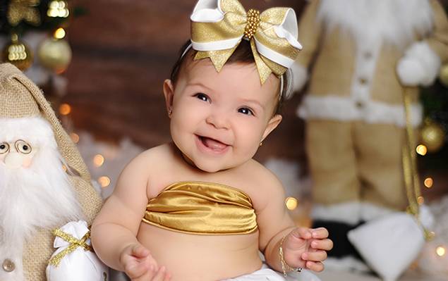 Book Infantil de Heloísa, acompanhamento mensal do bebê