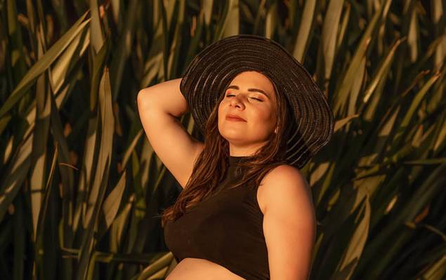 Ensaio gestante de Esperando a Laura