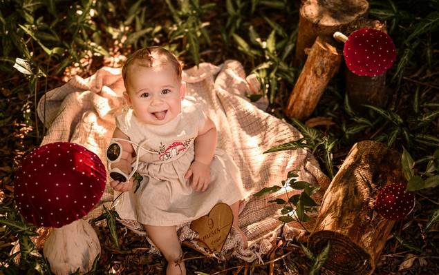 Ensaio Meu Primeiro Aniversário de ENSAIO PRÉ 1 ANINHO | Maria Lorena