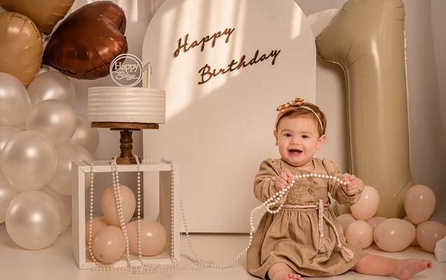 Ensaio Meu Primeiro Aniversário de Ensaio pré 1 aninho | Amelie