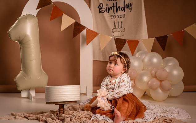 Ensaio Meu Primeiro Aniversário de ENSAIO PRÉ 1 ANINHO | Sofia