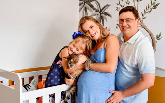 Ensaio gestante de Esperando o Thomas