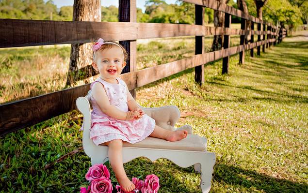 Ensaio em família de Ensaio pré 1 aninho da Julia