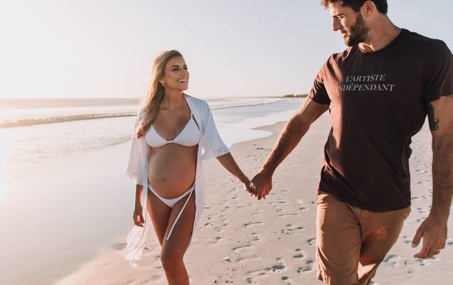 Gestante de Marina e Lucas a espera do Davi