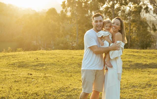 Famílias de Ensaio de Família em Guarapari ES | Mariana, Breno & Isabella