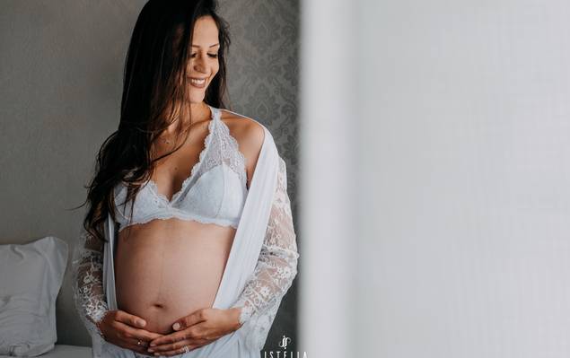 Gestante de A espera de Albert