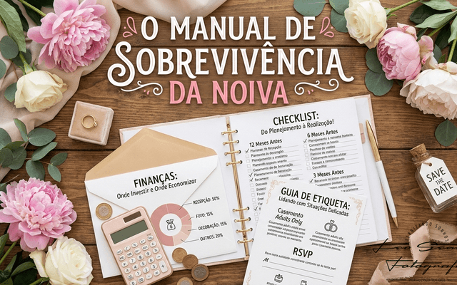 O Manual de Sobrevivência da Noiva: Do Checklist ao Orçamento