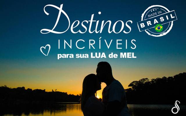 DESTINOS INCRÍVEIS PARA SUA LUA DE MEL
Indicações para programar suas núpcias em território brasileiro ao lado do seu Amor
