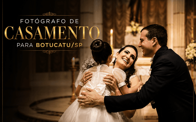 FOTÓGRAFO DE CASAMENTO para BOTUCATU/SP - Denis Silveira Fotografia