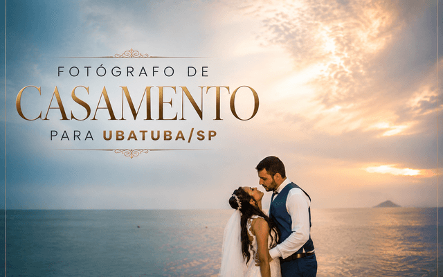 FOTÓGRAFO DE CASAMENTO para UBATUBA/SP - Denis Silveira Fotografia