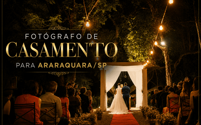 FOTÓGRAFO DE CASAMENTO para ARARAQUARA/SP - Denis Silveira Fotografia