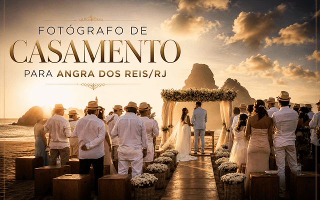 FOTÓGRAFO DE CASAMENTO para ANGRA DOS REIS/RJ - Denis Silveira Fotografia