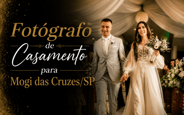 FOTÓGRAFO DE CASAMENTO para MOGI DAS CRUZES/SP - Denis Silveira Fotografia