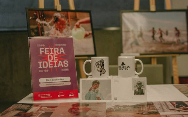 Além das Lentes na Feira de Ideias, São Paulo - SP.