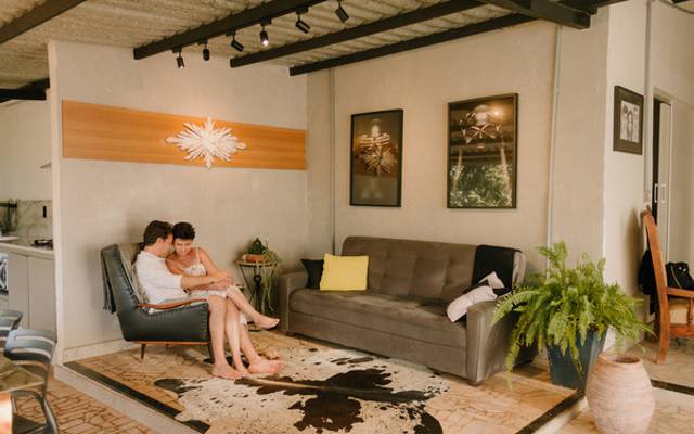 Tudo sob o mesmo teto: arquitetura, amor e histórias.