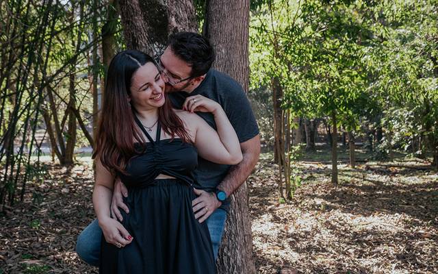Sessão de Fotos em Parque em São Paulo - Um casal que já sabia
