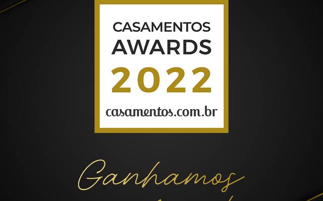 Ganhamos o premio Casamentos Awards 2022 🏆