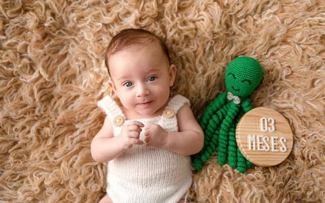 Foto de Bebê de 3 Meses