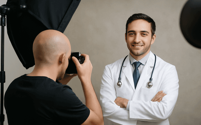 Retratos de Profissionais de Saúde: Uma Nova Jornada no Hospital Sírio-Libanês