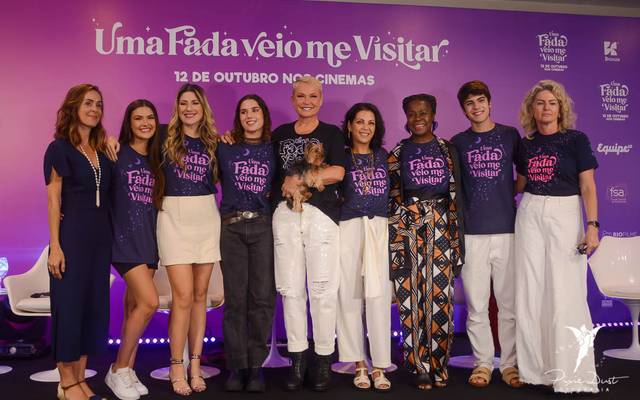 Xuxa Meneguel recebe Imprensa em Coletiva do filme 