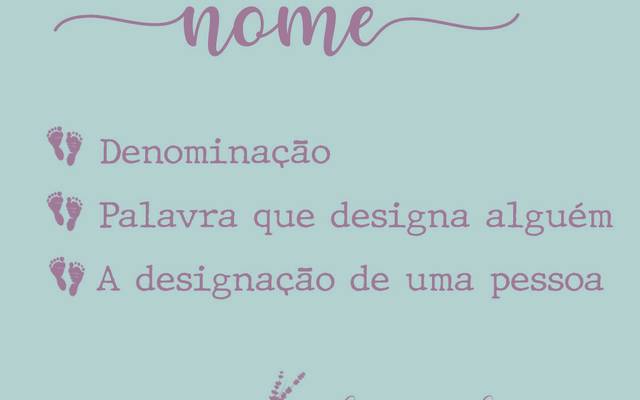 Significado dos nomes