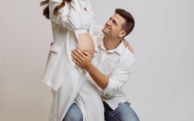 Karine esperando pelo Arthur