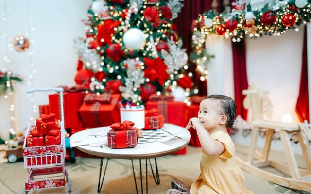 A magia do natal em família