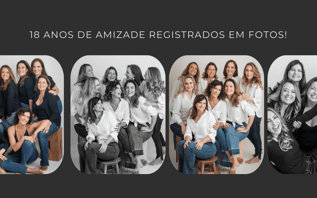 18 anos de Amizade Registrados em Fotos!
Uma Experiência Divertida e Inesquecível para um Grupo de Amigas!