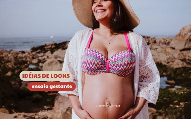 Idéias de looks para ensaio gestante