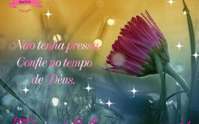 Deus não está demorando, está caprichando