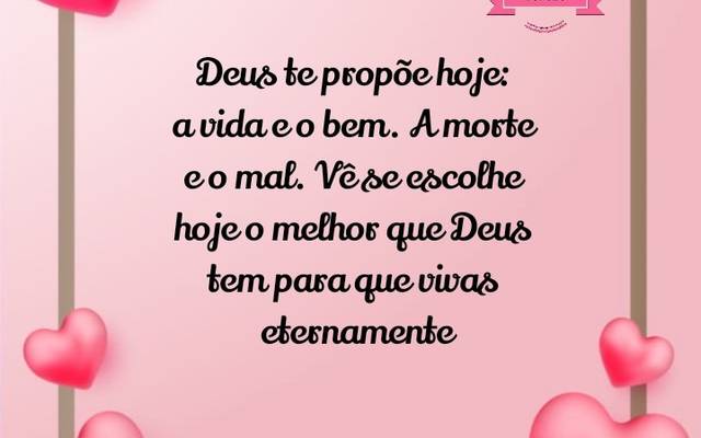 Você tem o poder da escolha