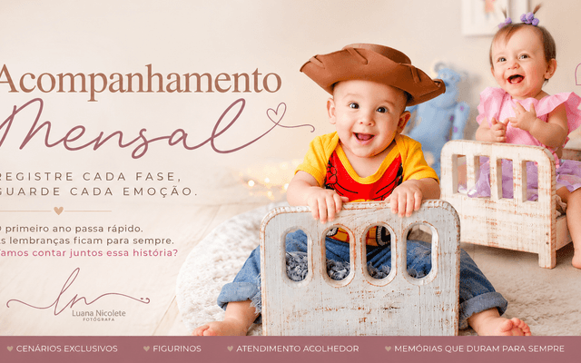 Acompanhamento Mensal: porque o primeiro ano passa num piscar de olhos