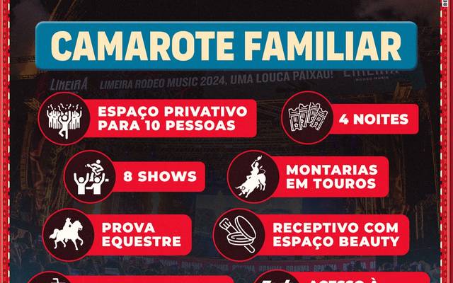 Viva o #LRM2025 com conforto e exclusividade! 