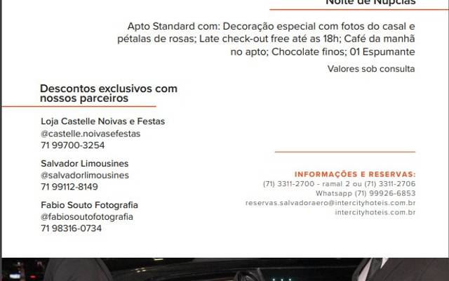 Parceria Hotel Intercity Aeroporto Salvador