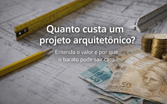 Quanto custa um projeto arquitetônico?