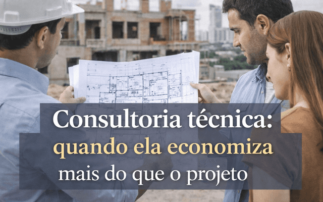 Consultoria técnica: quando ela economiza mais do que o projeto