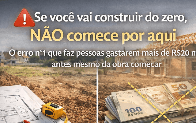 Se você vai construir do zero, NÃO comece por aqui