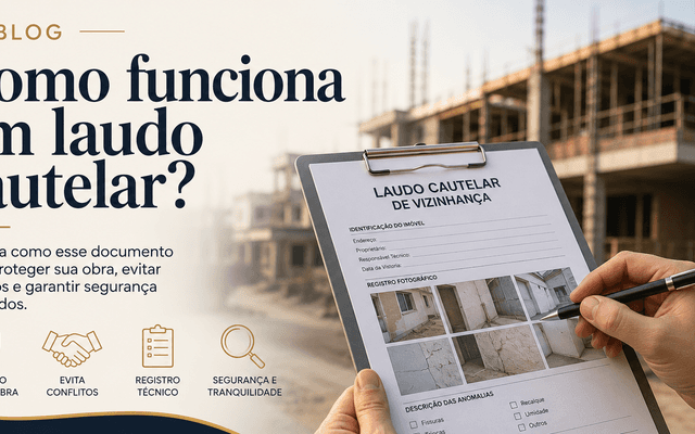 Como funciona um laudo cautelar? Entenda por que ele pode evitar grandes prejuízos durante uma obra
