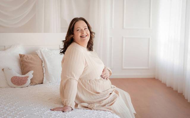 Grávida confiante e natural!