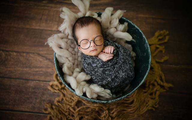 Composições para Ensaios Newborn criativos