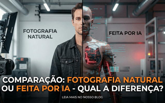 Comparação: Fotografia Natural ou Feita por IA - Qual a diferença?